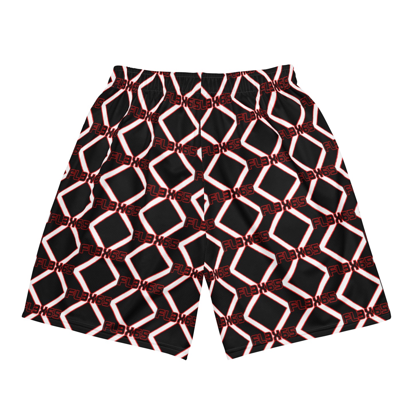 Red X Mesh Shorts