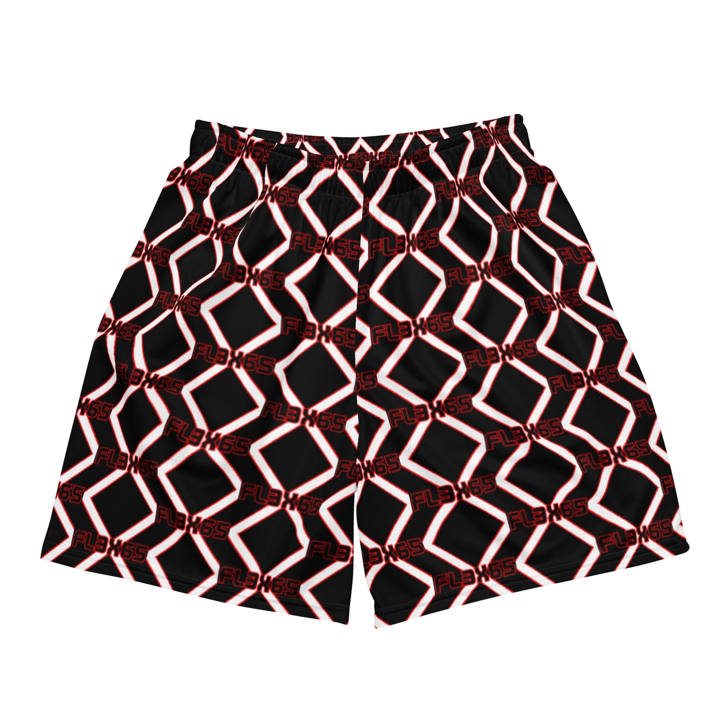 Red X Mesh Shorts