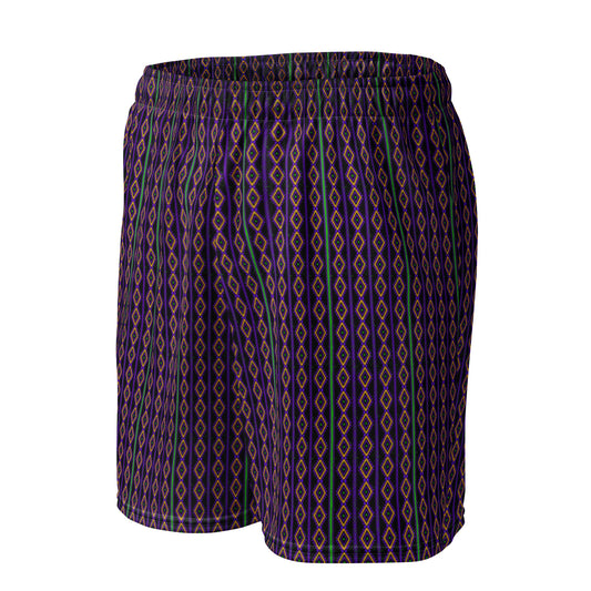 Tribal Purple X Mesh Shorts