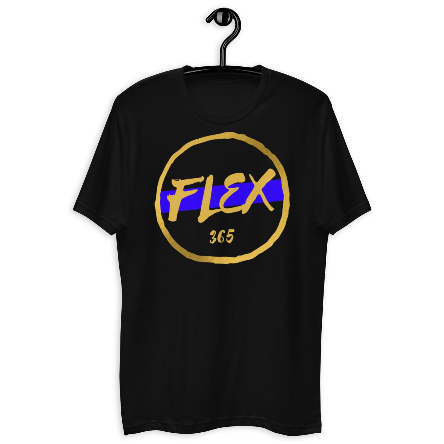 Gold Glow Blue Logo T-shirt