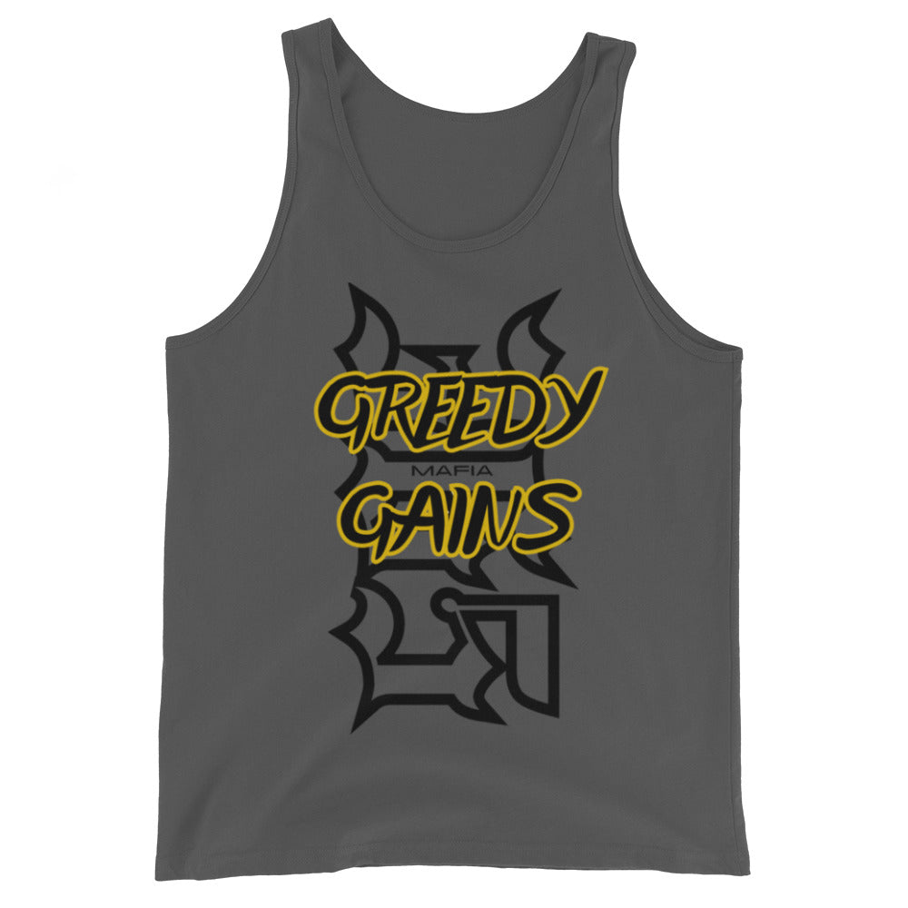 Greedy Gains Mafia Logo Tank Top