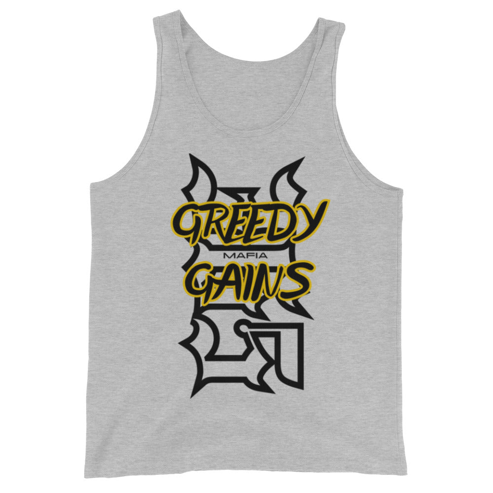 Greedy Gains Mafia Logo Tank Top