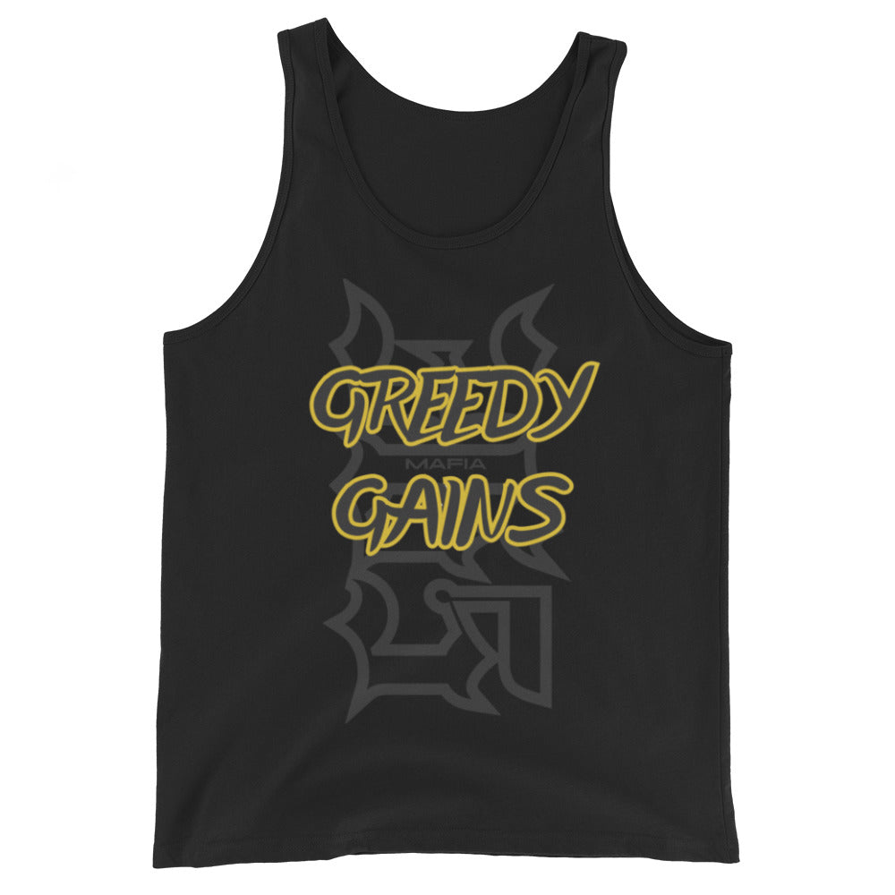 Greedy Gains Mafia Logo Tank Top