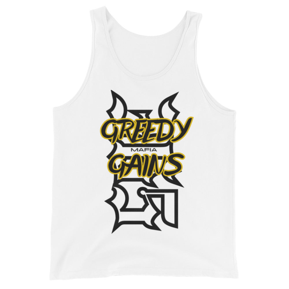 Greedy Gains Mafia Logo Tank Top